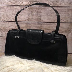 Monsac Original Black Leather Bag